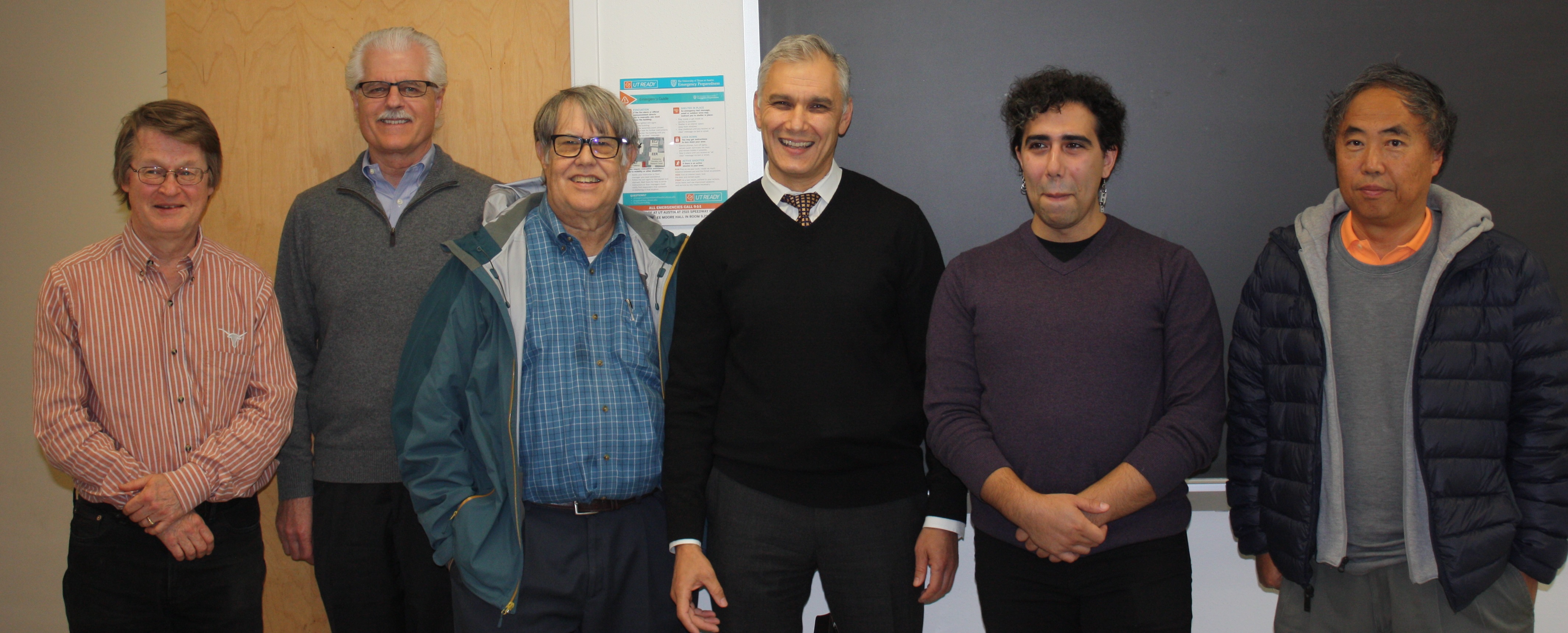 Ali with his committee before the defense.