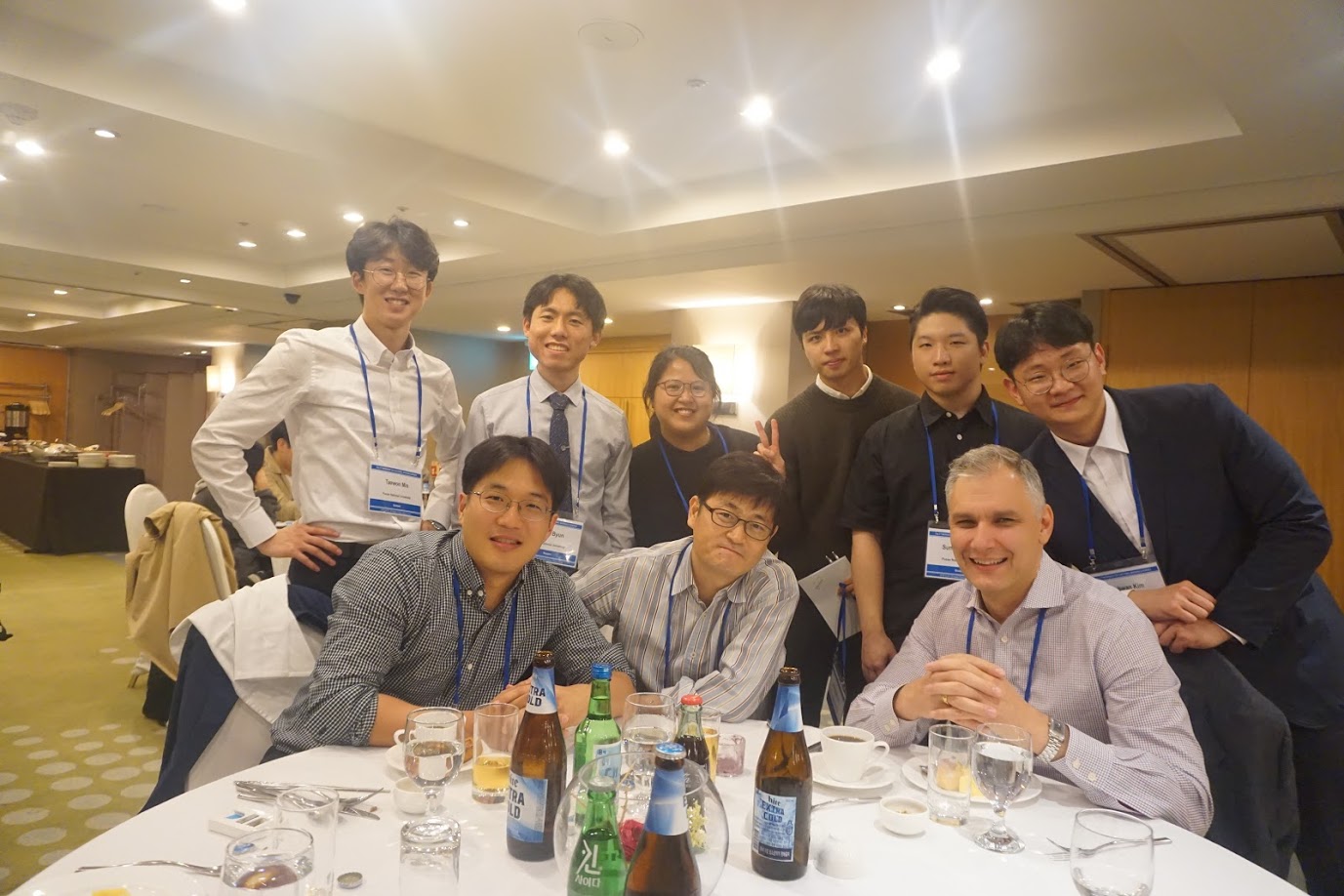 Banquet with Alex's former students and their current students.