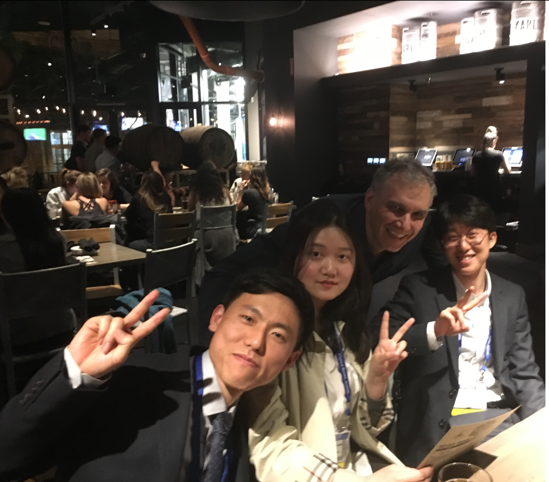 Alex and the grand students.