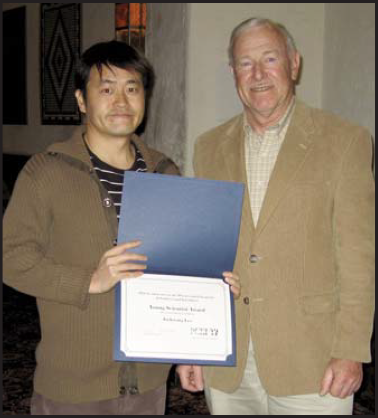 Jaekwang and Rudy Ludeke at the 2010 PCSI conference.