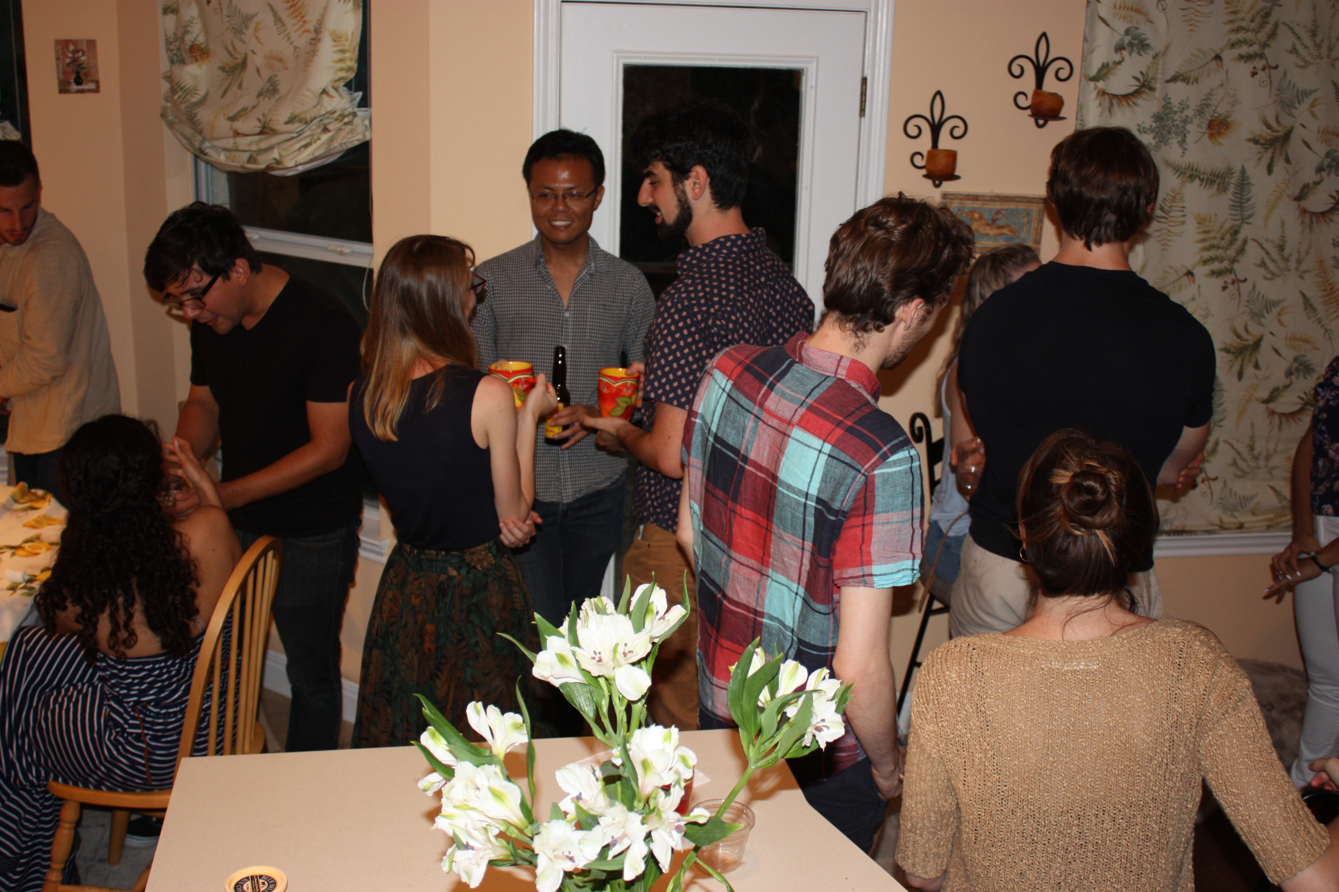 Mingling at the party 2.